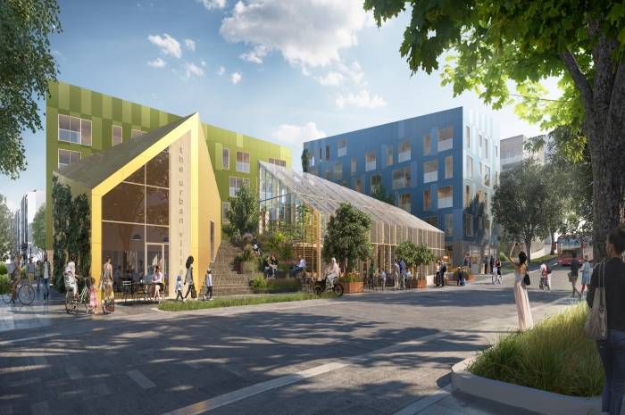 Urban Village er et av prosjektene du får høre om på DEL&LÆR. Ill.: LPO arkitekter
